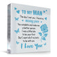 To My Man Gift For Boyfriend Husband Christmas Birthday Gift