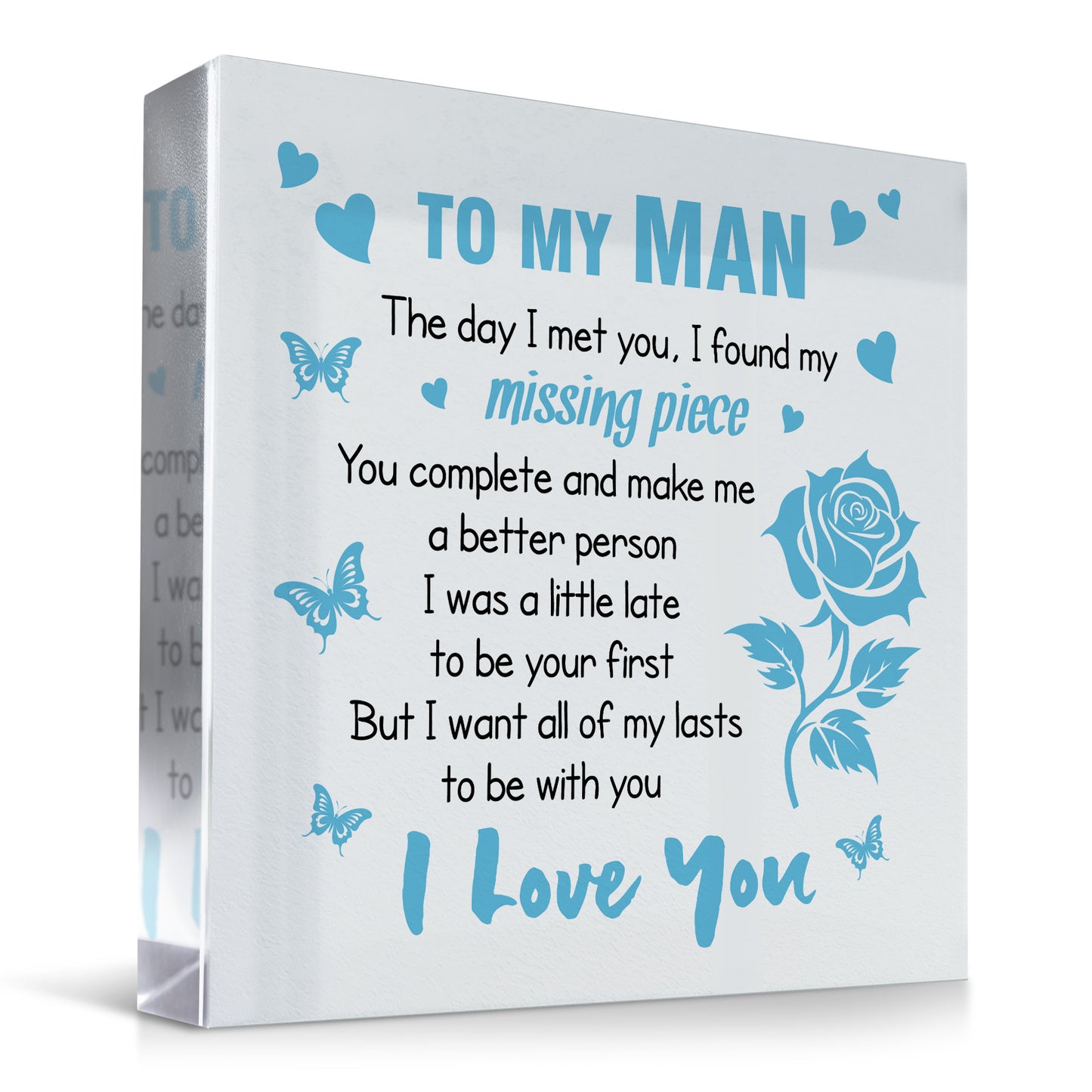 To My Man Gift For Boyfriend Husband Christmas Birthday Gift