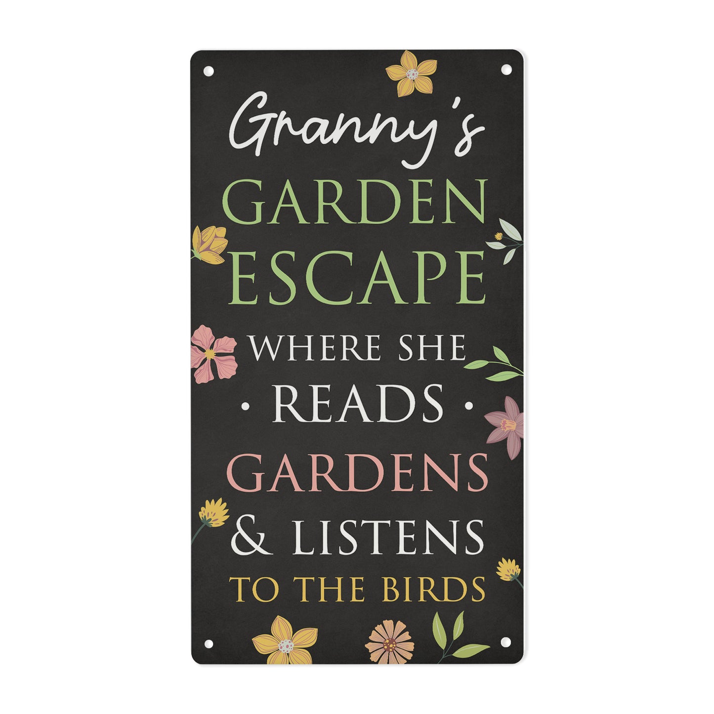 Personalised Garden Sign For Outside GARDEN ESCAPE Sign For Gard