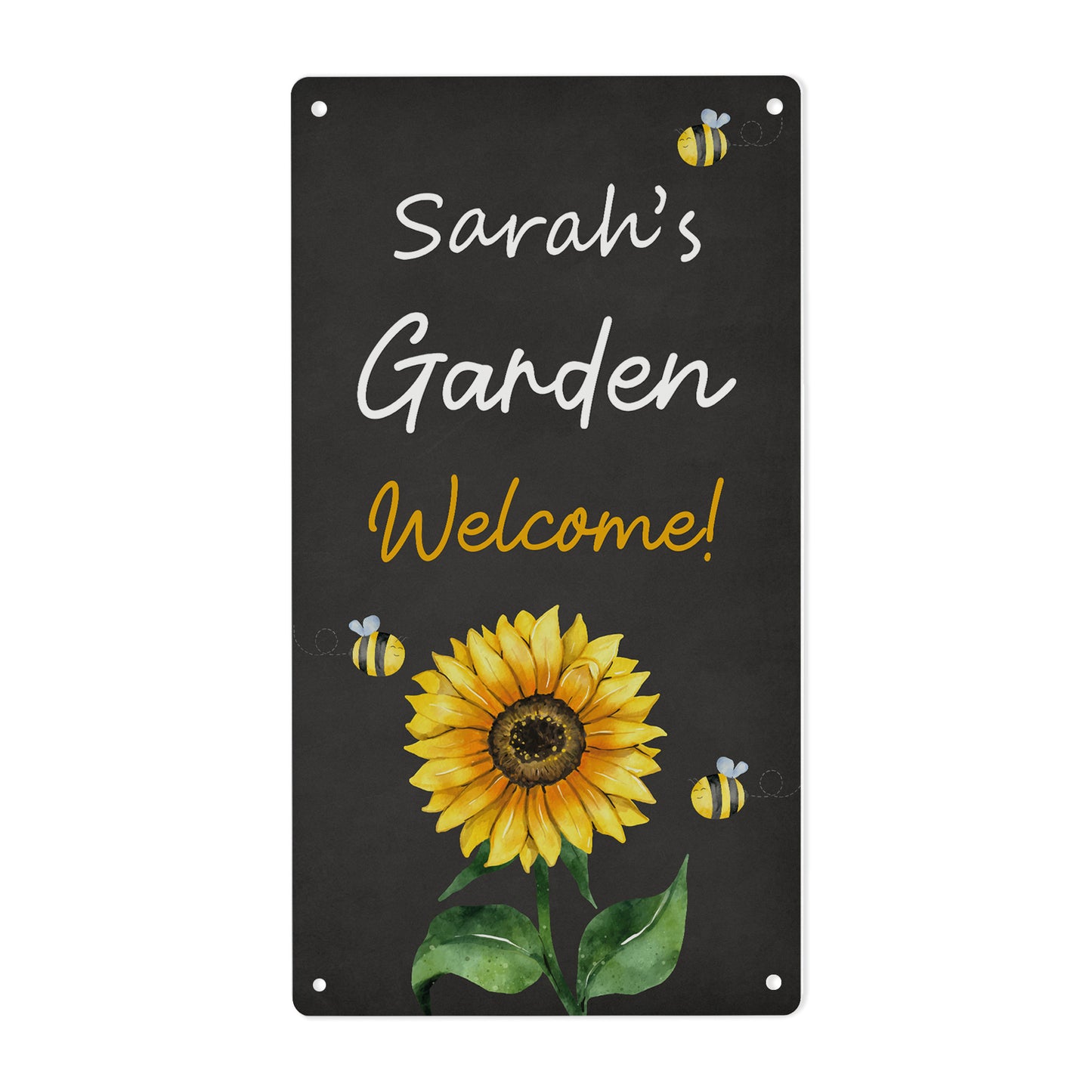 Personalised Garden Sign For Outside WELCOME Sign For Garden