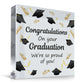 Congratulations On Your GRADUATION Gift Acrylic Block Graduation