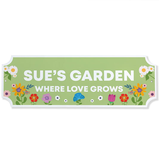 Garden Welcome Signs Personalised Outdoor Garden Shed Sign Yard
