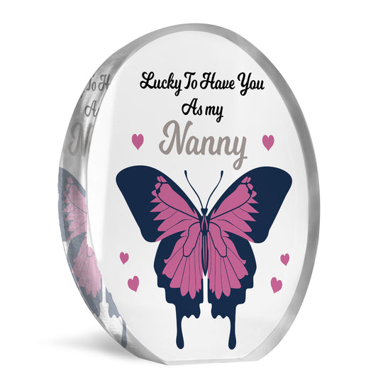 Thank You Gift For Nanny Birthday Christmas Acrylic Plaque Gift