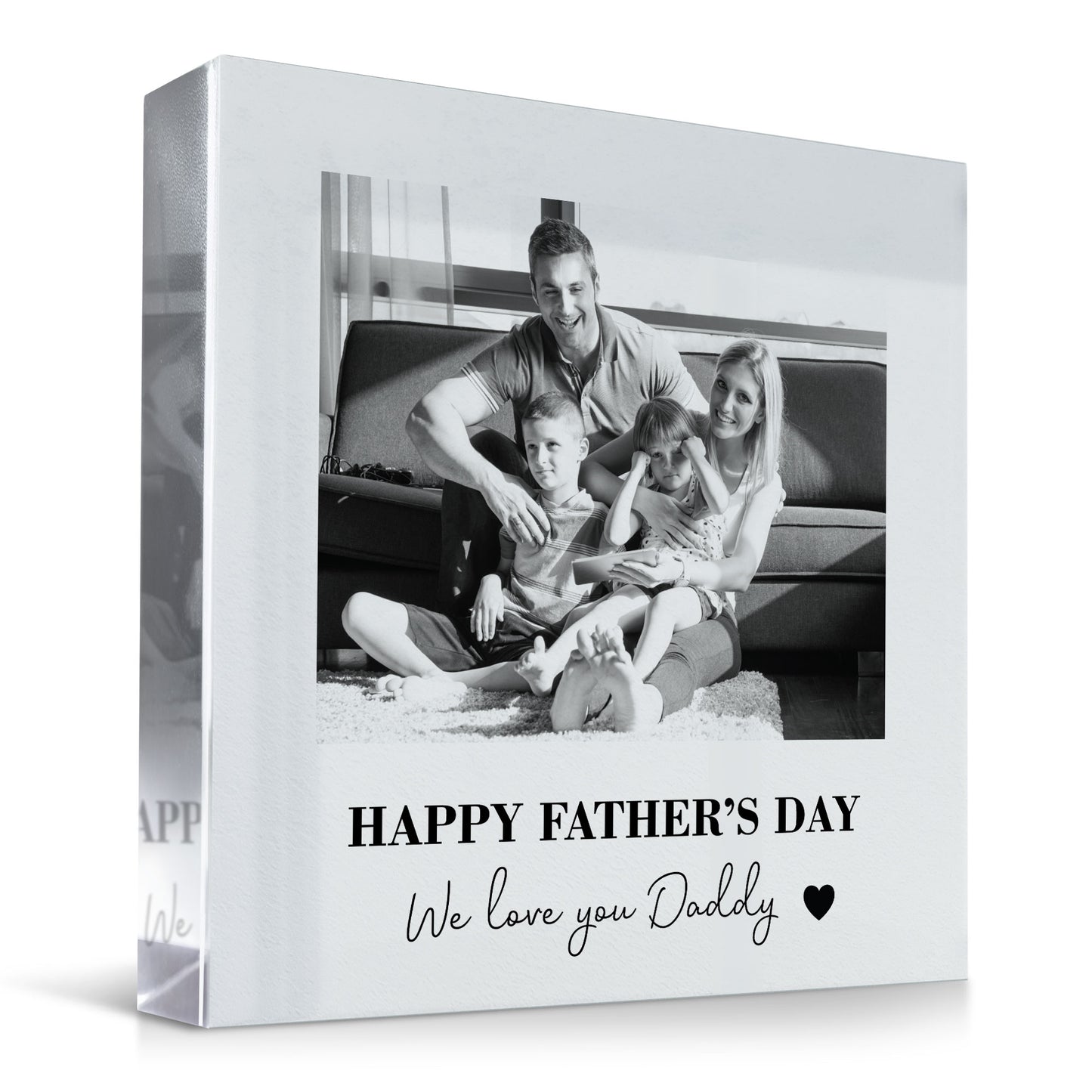 Fathers Day Gift From Daughter Son WE LOVE YOU DADDY Photo