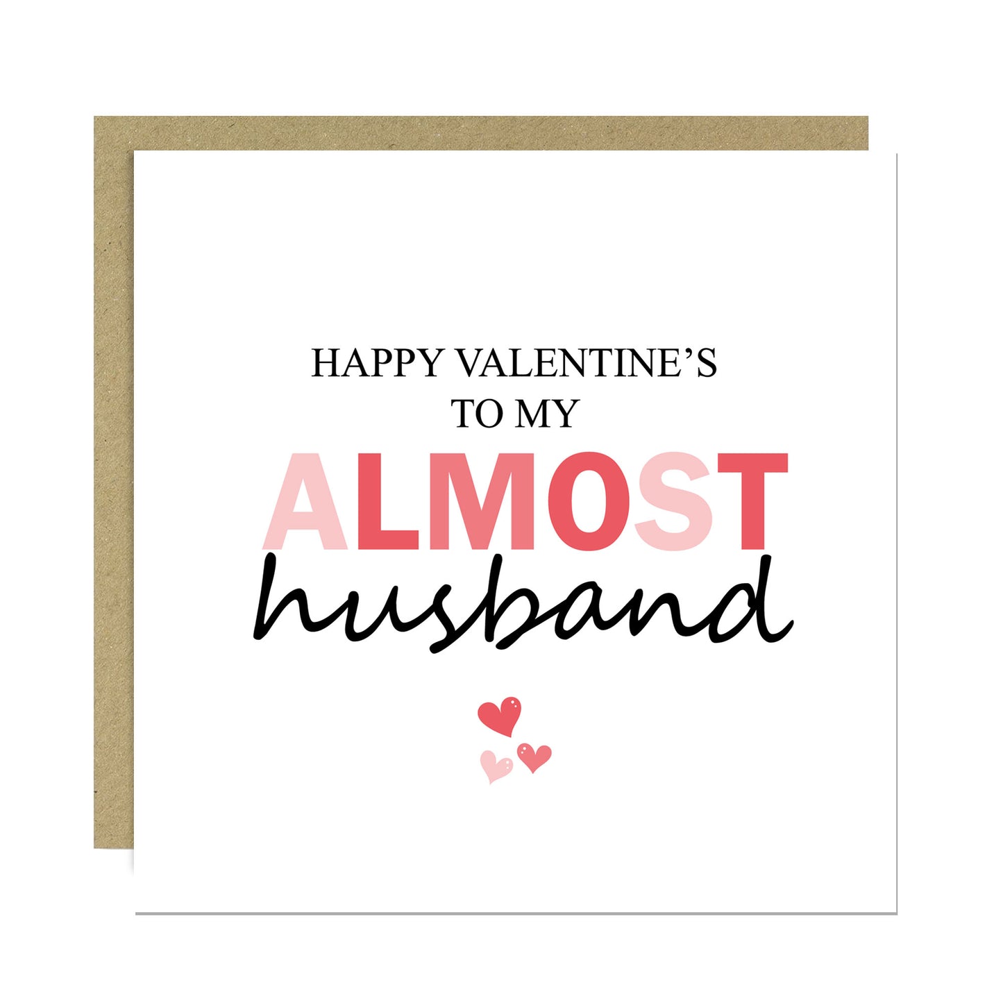 Happy Valentines To My Almost Husband Fiance Valentines Day Card
