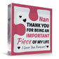 Birthday Gifts for NAN Acrylic Block Puzzle NAN BIRTHDAY GIFT