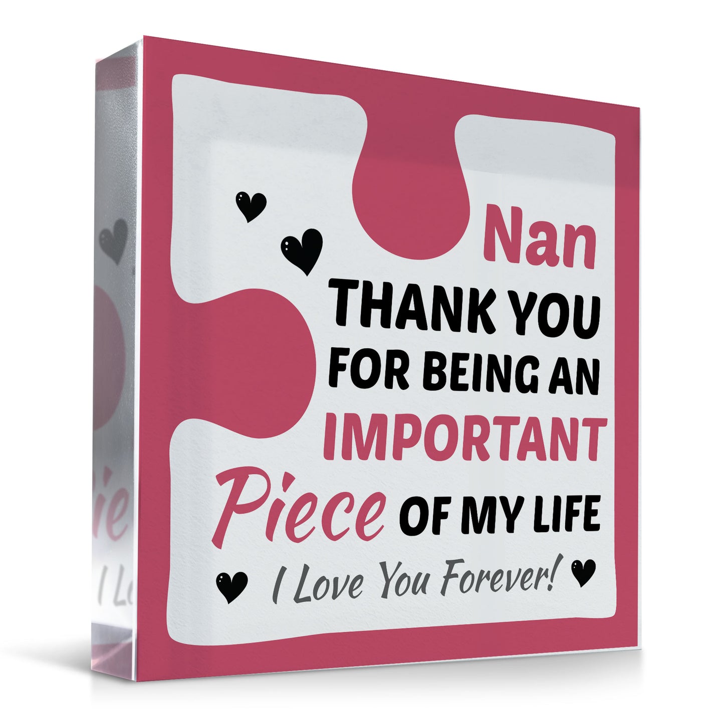 Birthday Gifts for NAN Acrylic Block Puzzle NAN BIRTHDAY GIFT