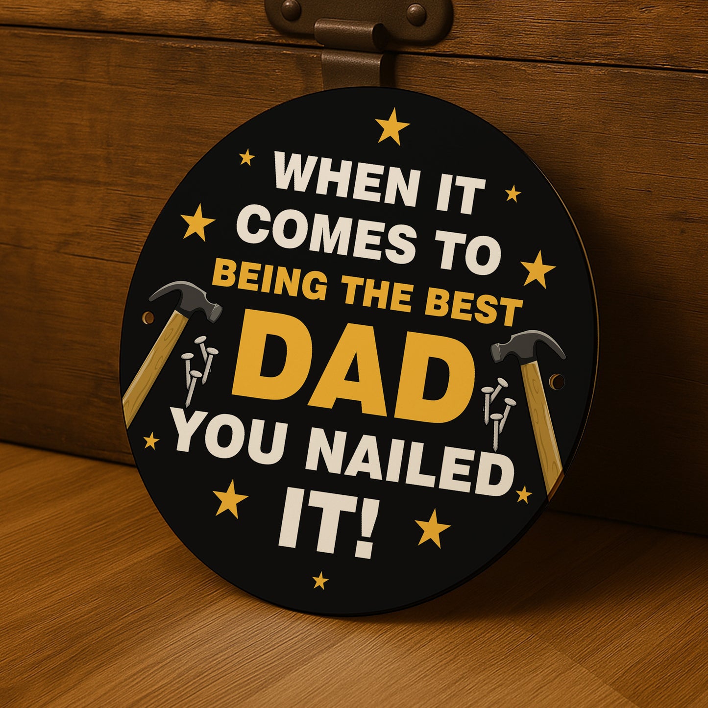 Fathers Day Gift For Dad Nailed It Dad Gift From Daughter Son