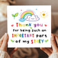 Thank You Cards for Teacher Important Part Of My Story