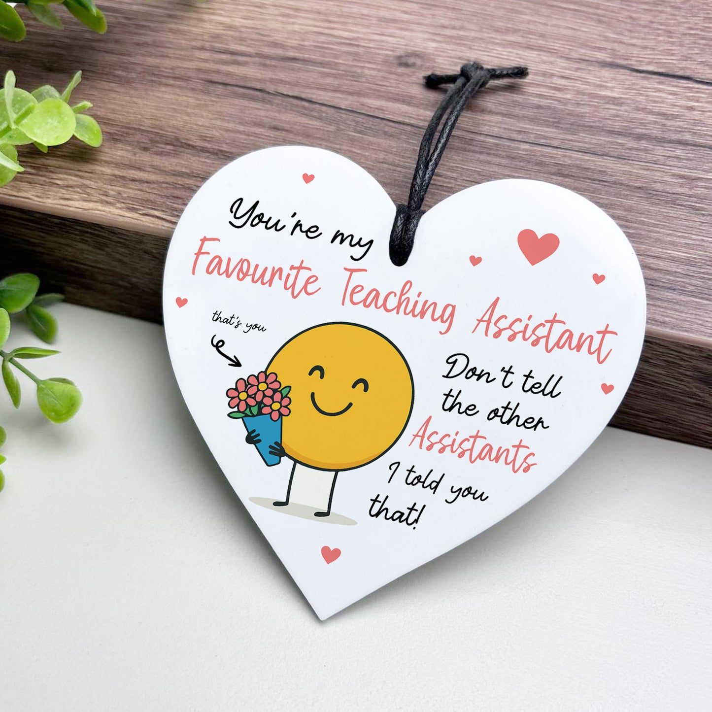 Gift For Favourite Teaching Assistant Teacher Plaque Thank You