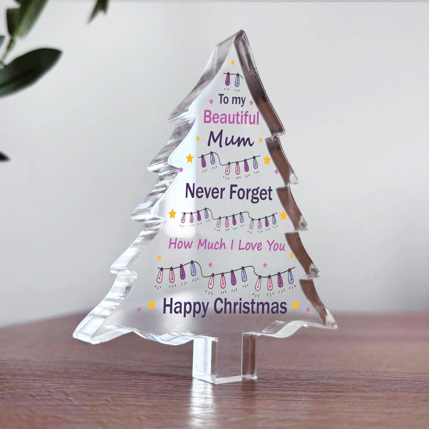 Gift For Mum Acrylic Plaque Mum Gifts Christmas From Daughter