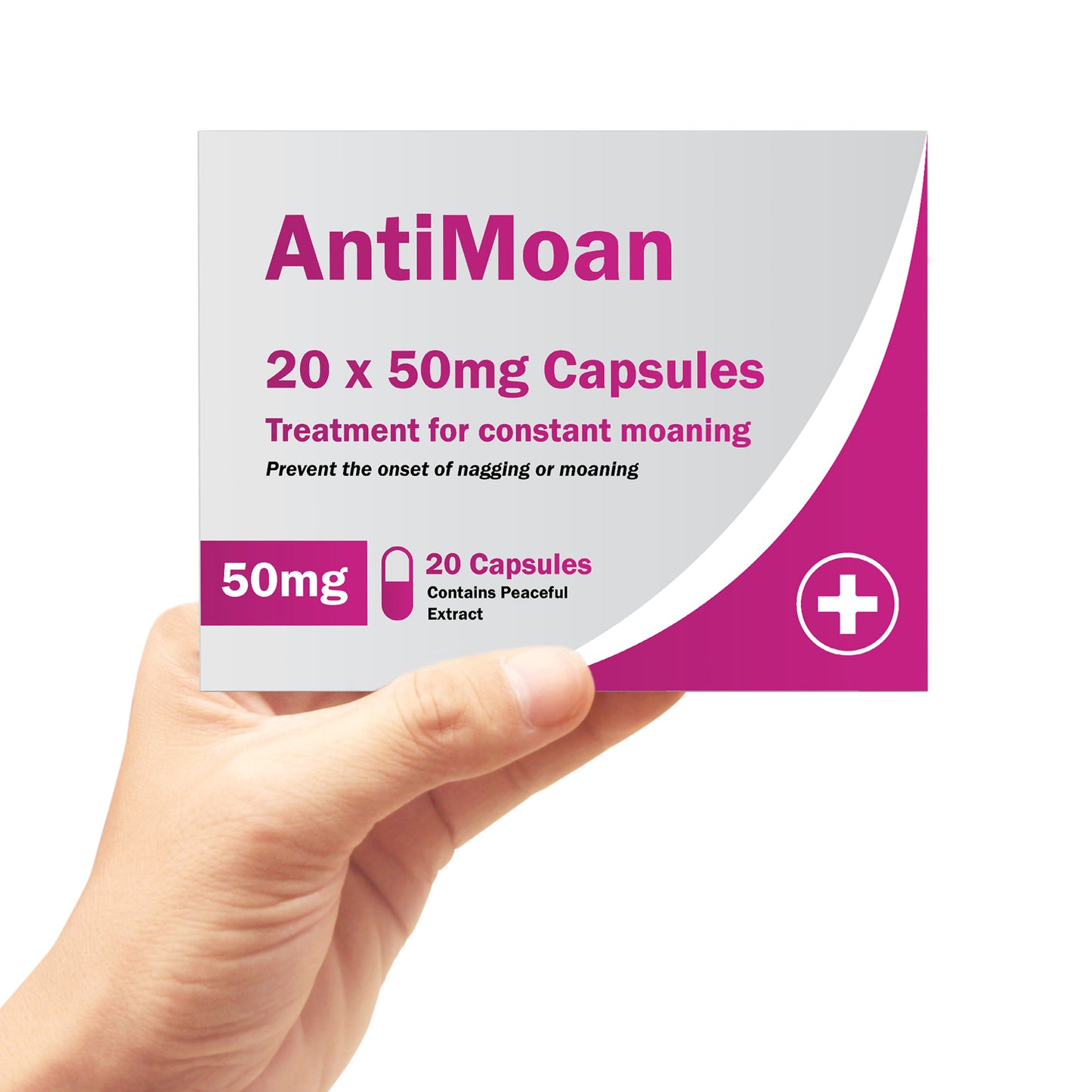AntiMoan Funny Joke Pill Box Gift For Her Mum Auntie Friend