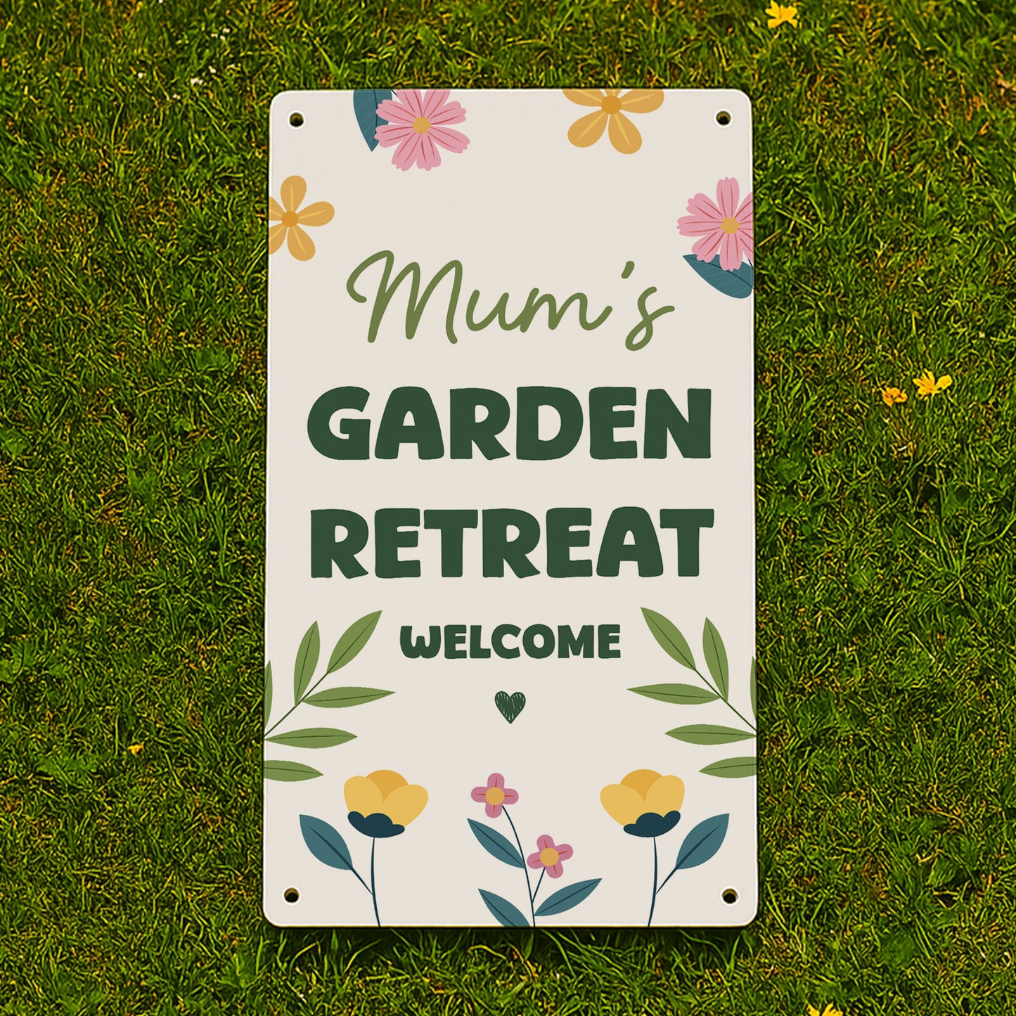 Personalised Garden Sign For Outside Garden Retreat Welcome Sign