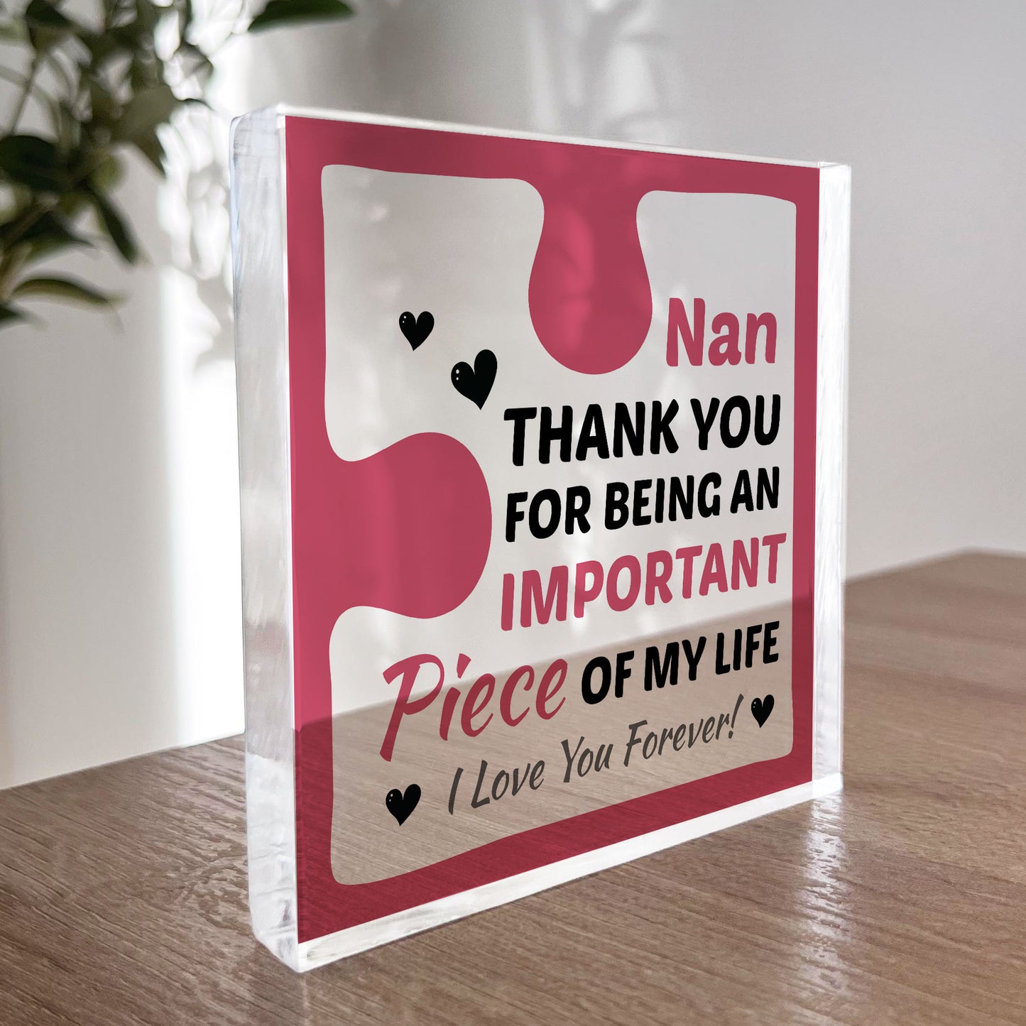Birthday Gifts for NAN Acrylic Block Puzzle NAN BIRTHDAY GIFT