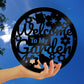 Garden Welcome Sign Garden Signs For Outside Acrylic Wall Plaque