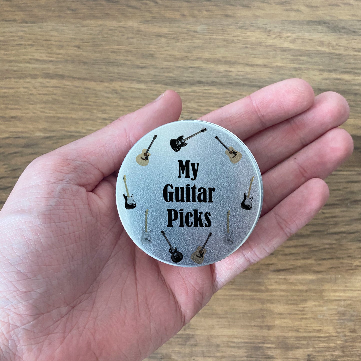 Guitar Pick Tin Novelty Guitar Accessories For Guitarist