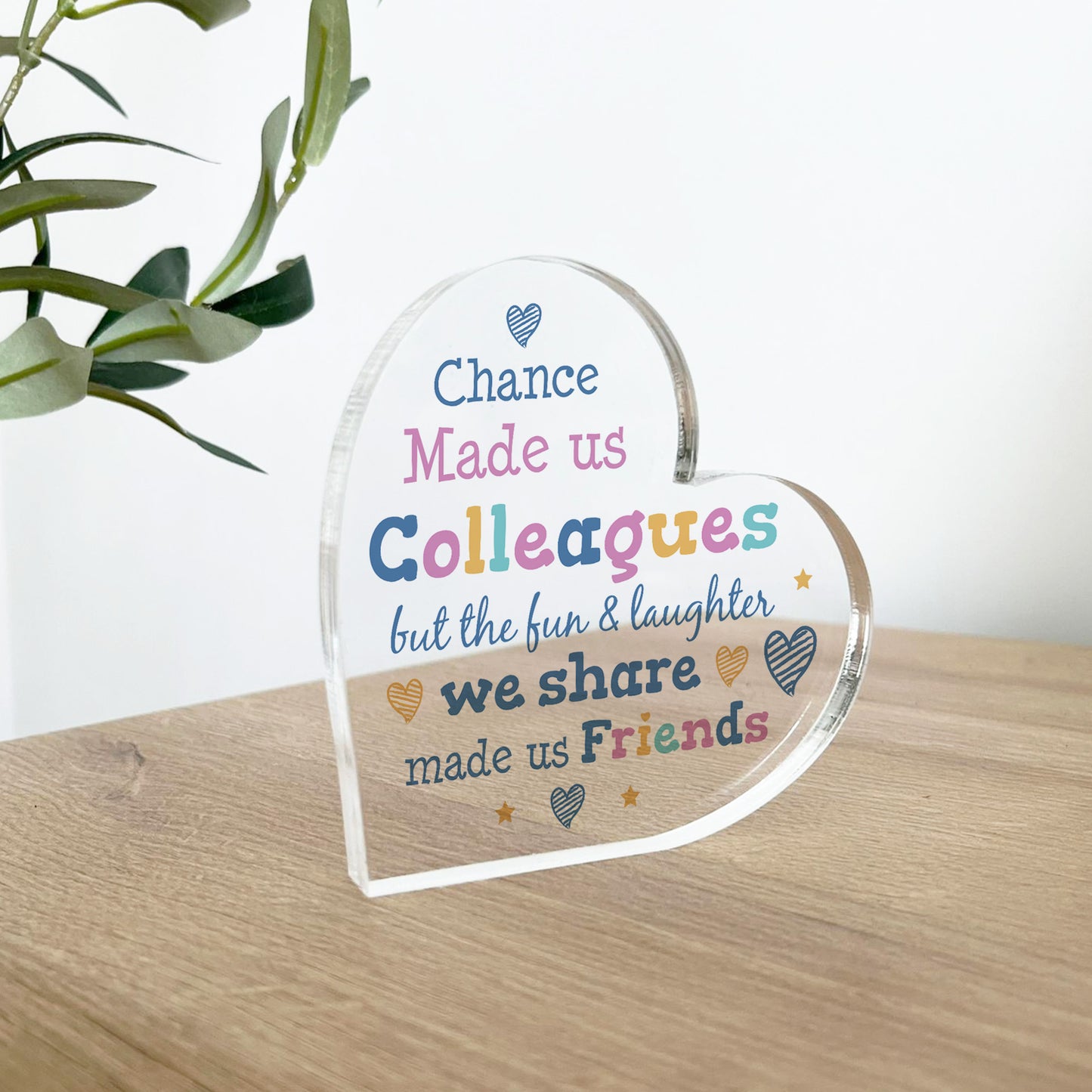 Funny Gift For Colleague For Biirthday Christmas Acrylic Plaque