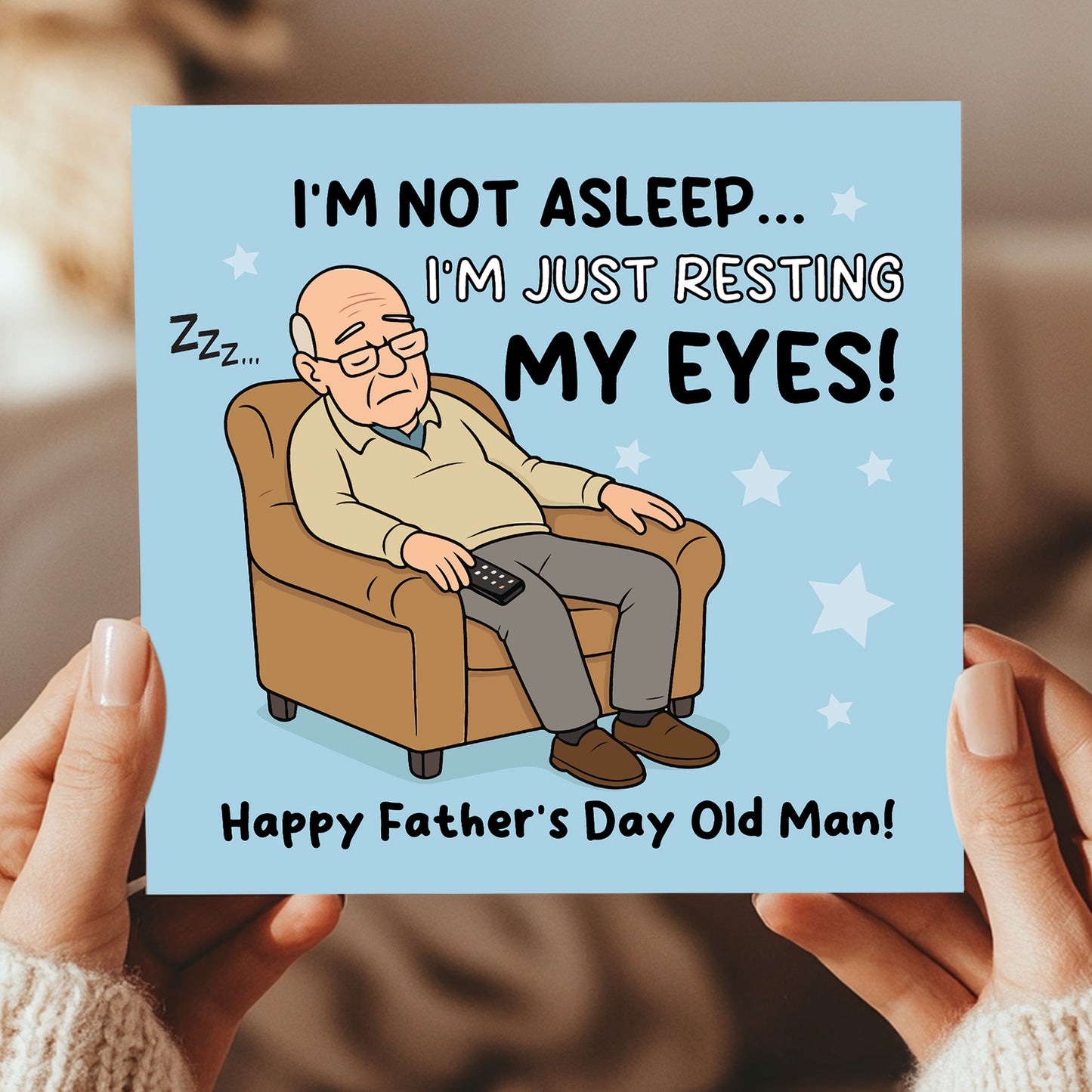Funny Fathers Day Card For Dad Joke Card Old Dad From Daughter
