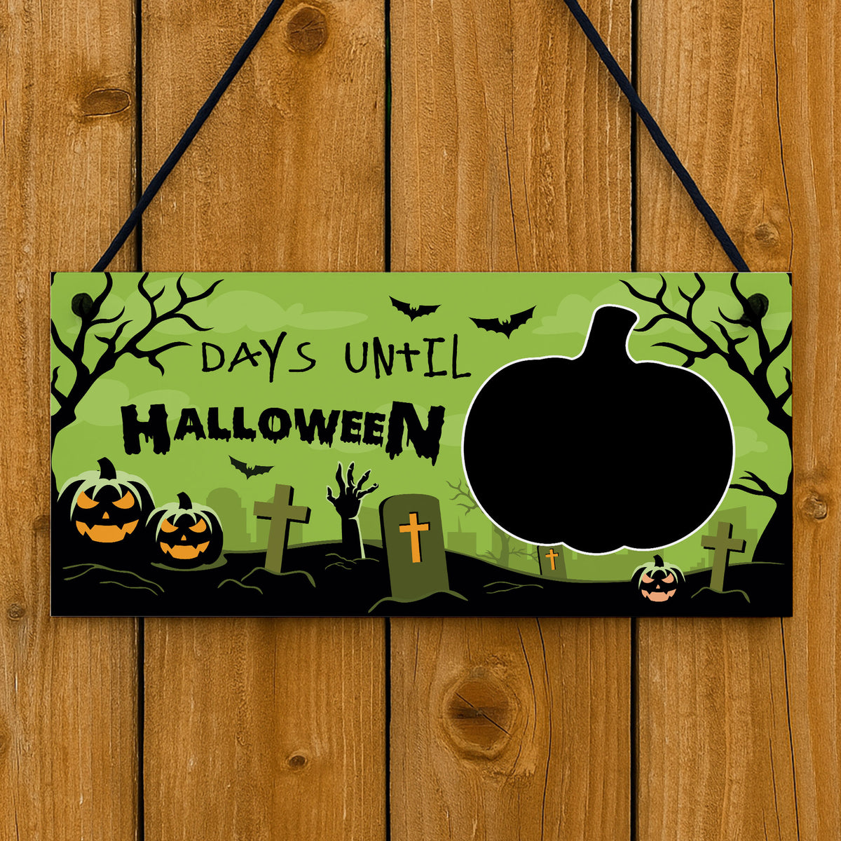 Halloween Countdown Plaque Decoration Days Until Halloween