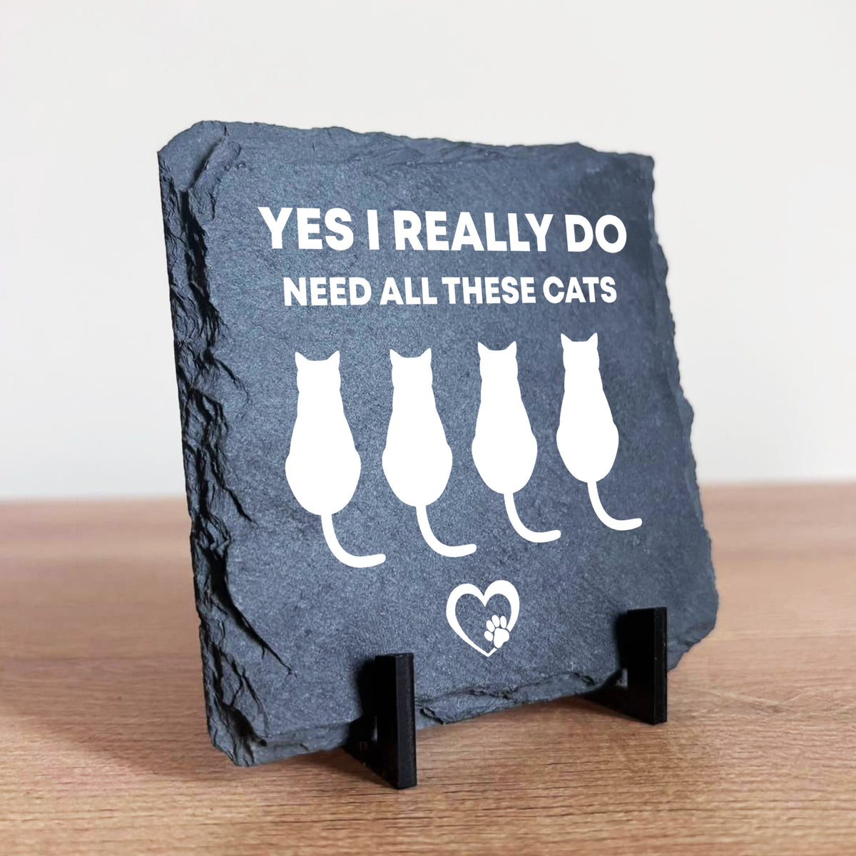 Funny Cat Sign Slate Plaque Gift For Cat Owners Cat Gifts