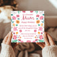 Happy Birthday Card Poem Card For Mum Mother To A Beautiful Mum