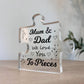 Gifts For Mum And Dad We Love You To Pieces Gift From Daughter