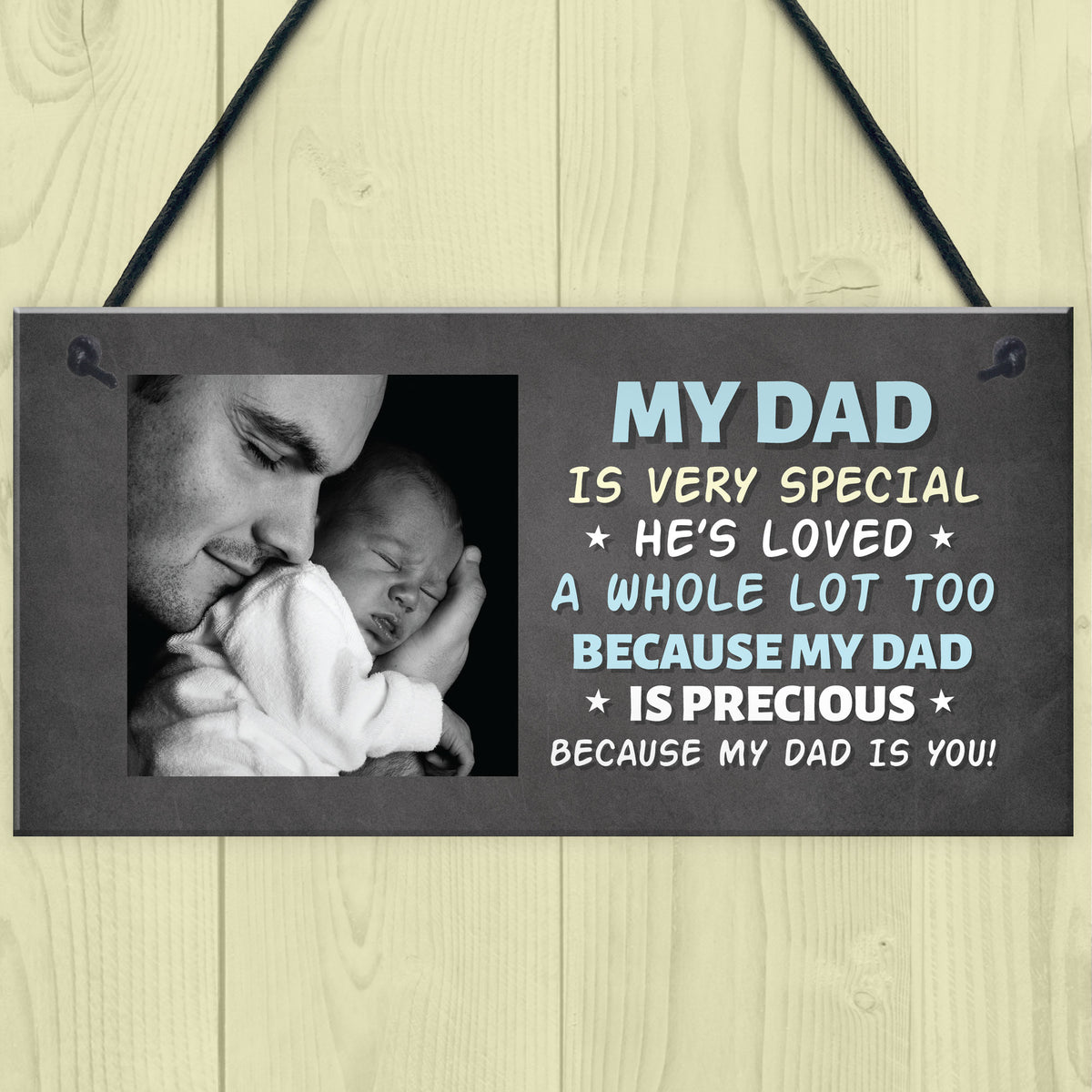Personalised Gift For Dad Photo Plaque Birthday Gifts For Dad