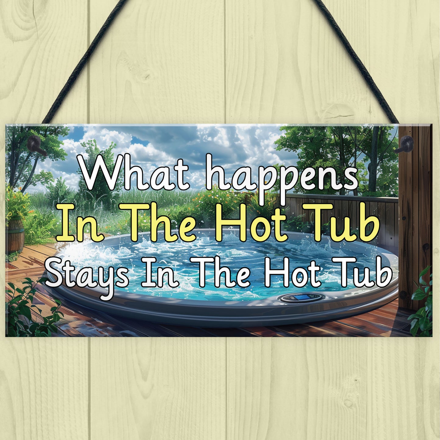 Funny Hot Tub Signs and Plaques Novelty Hot Tub Accessories