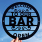 Bar Welcome Sign For Home Bar Open Bar Sign For Garden Bar