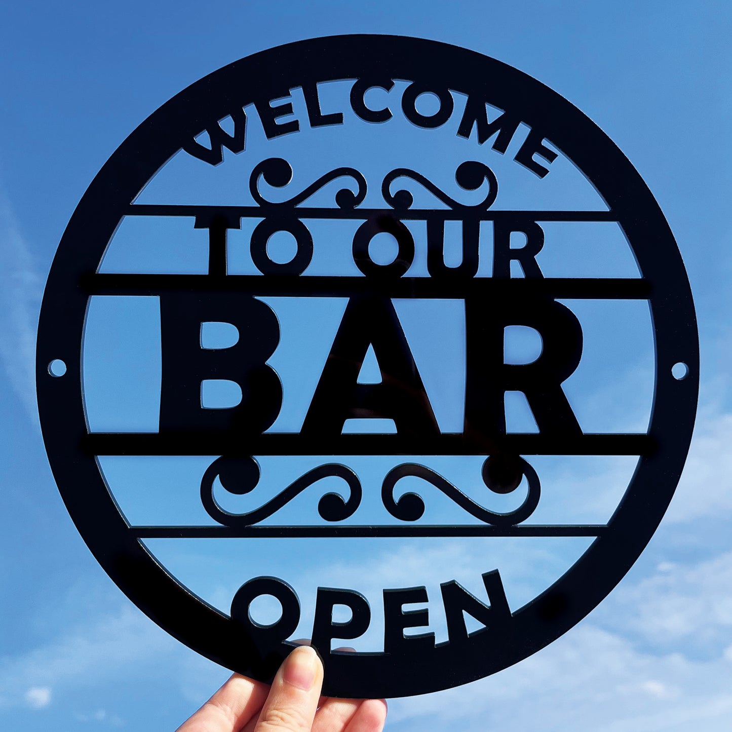 Bar Welcome Sign For Home Bar Open Bar Sign For Garden Bar