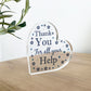 Thank You For All Your Help Gift For Teacher Colleague Volunteer