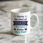 Dad Ceramic Mug Gift From Daughter and Son Novelty Father's Day