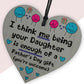 Dad Father's Day Gifts From Daughter Novelty Wooden Heart Gift