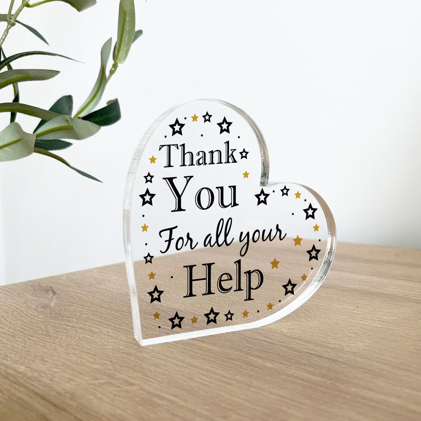Gift For Colleague Volunteer Teacher Acrylic Plaque Thank You