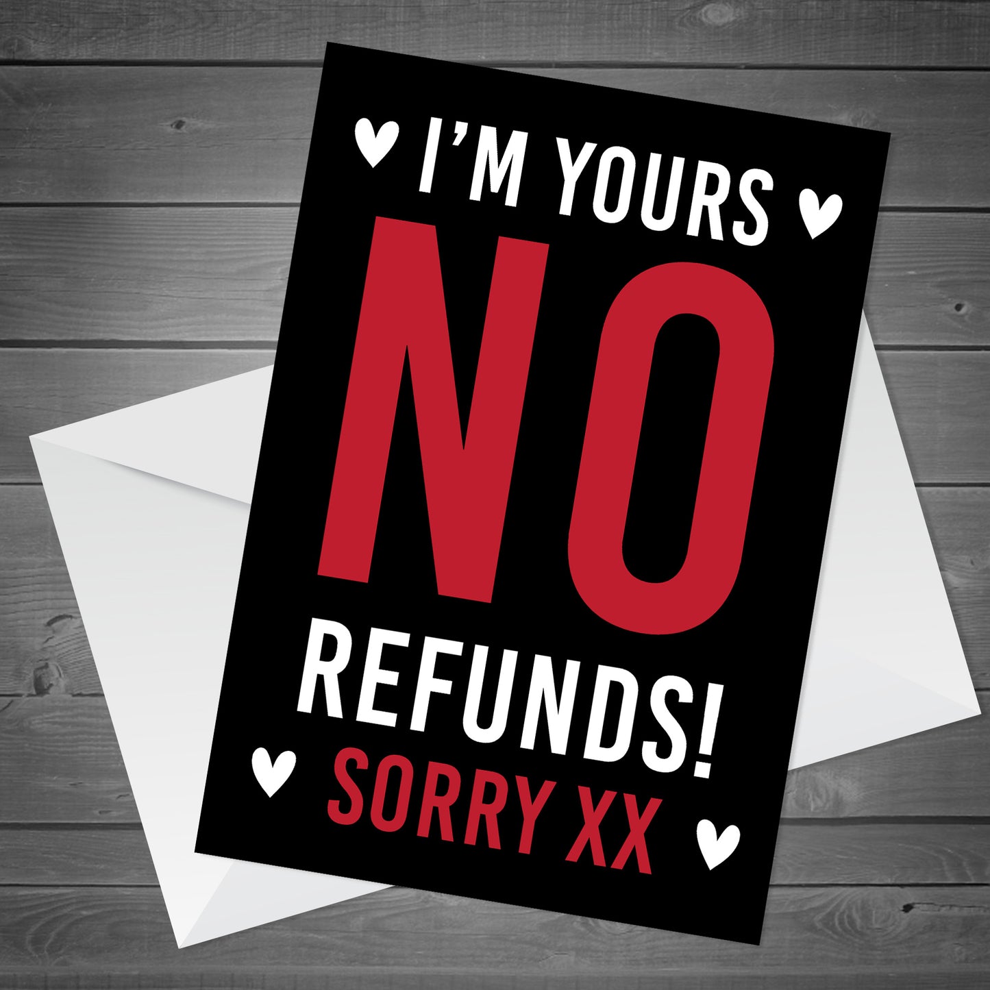 Funny Valentines Day Card I’m Yours Joke Card for Wife Husband