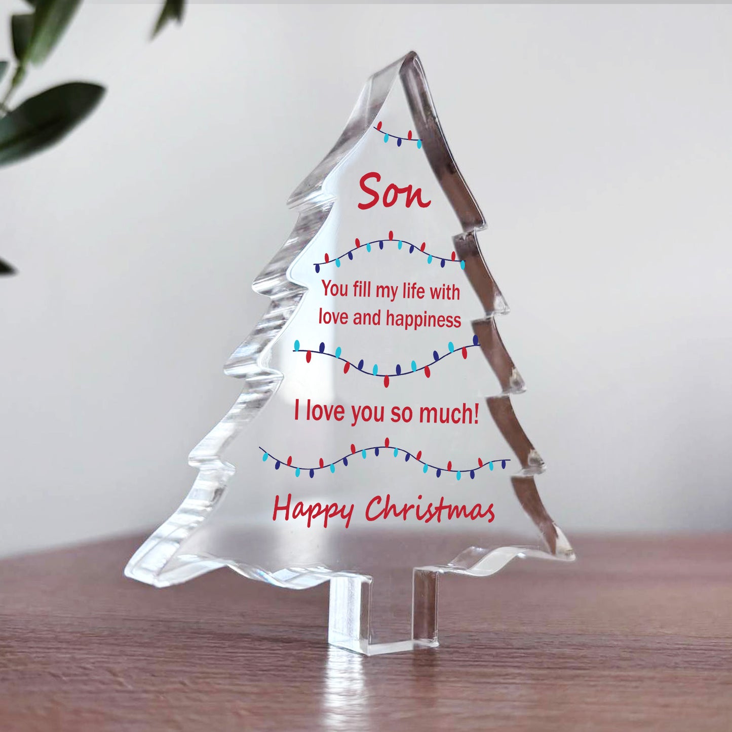 Gift For Son Acrylic Plaque Son Gifts Christmas From Mum Dad