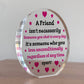Friendship Gift For Long Distance Friend Acrylic Plaque Thankyou