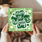 Happy St Patrick’s Day Card Irish Day Card With Shamrock