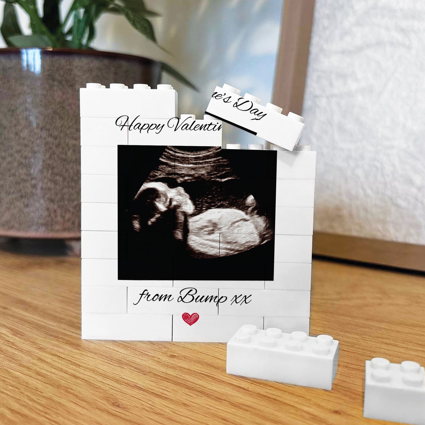 Personalised Valentines Gift From Bump Brick Photo Block Gift