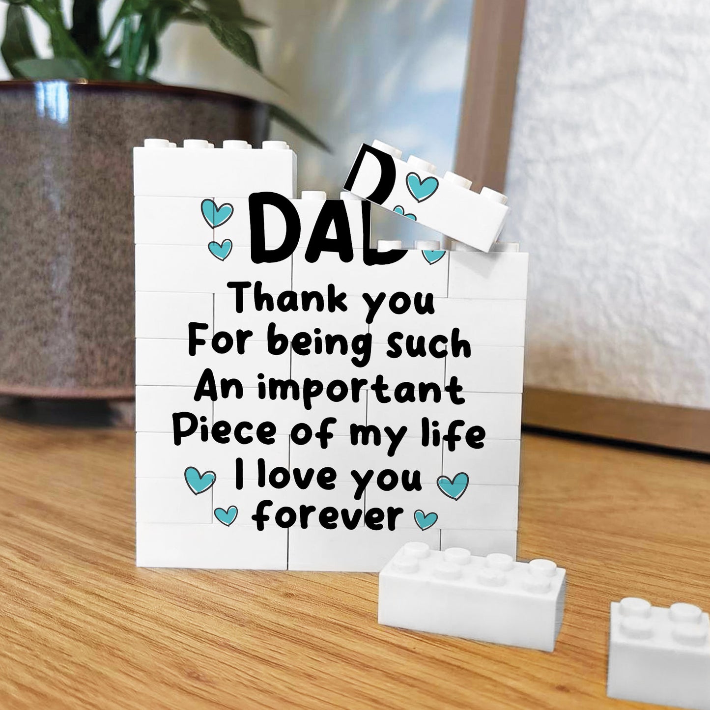 Dad Gift Building Block Puzzle Gift Thank You Gifts For Him Dad