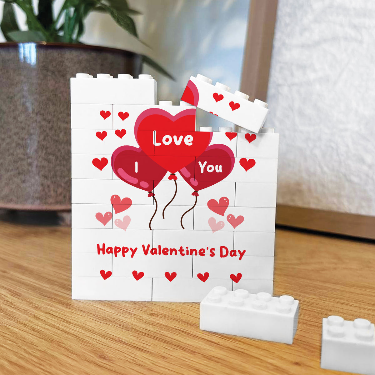 Happy Valentines Day Gift Building Bloc, Gift for Boyfriend