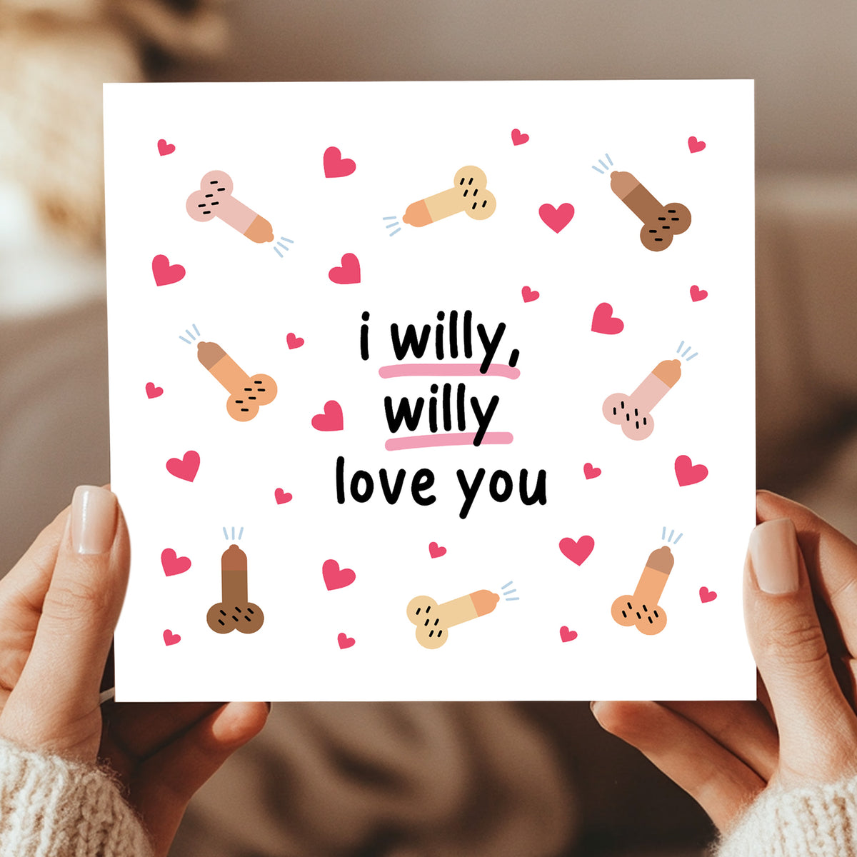 Funny Rude Anniversary Card For Wife Girlfriend Kraft Envelope