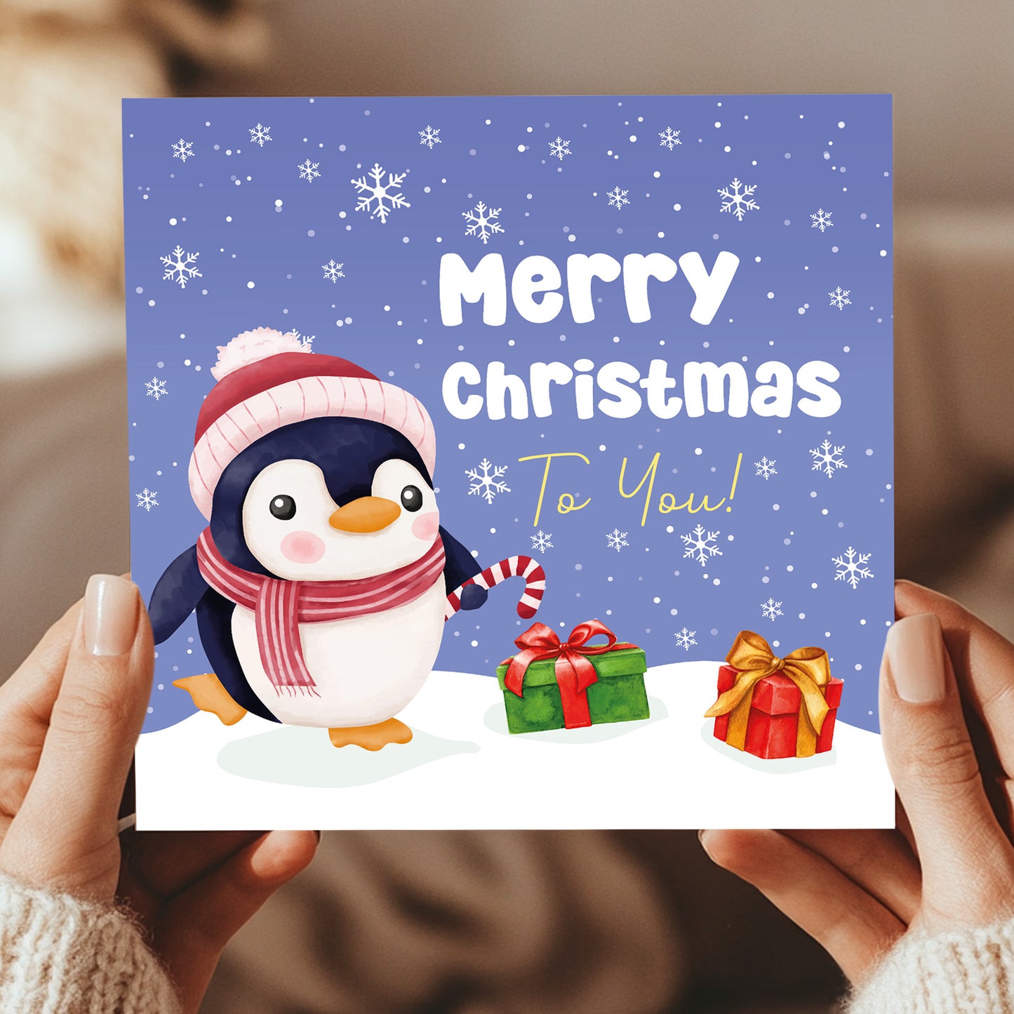 Merry Christmas Card For Teacher Kids Children Happy Christmas