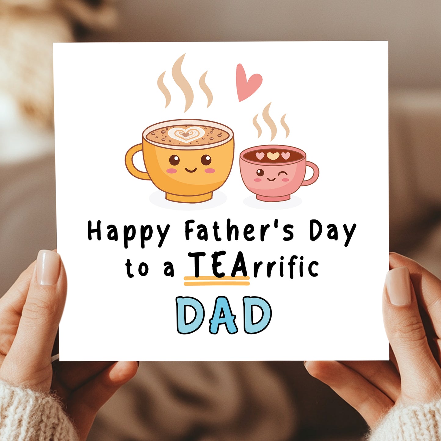 Fathers Day Card For Dad With Kraft Envelope Teariffic Dad Card
