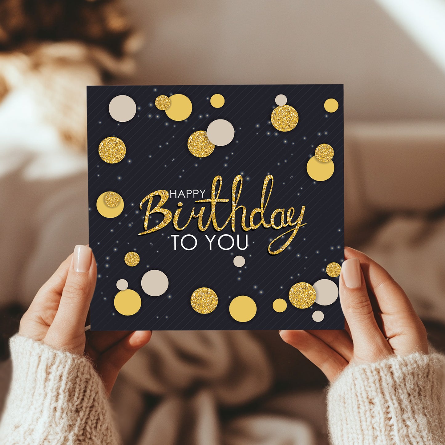 Happy Birthday Card Men Women Dad Mum Husband Wife Nan Colleague