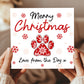 Happy Christmas From The Dog Card For Mum Dad Daughter Son Funny
