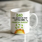 Funny Dad Ceramic Mug Gift From Daughter Novelty Fathers Day