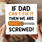 Dad Card Novelty Card For Dad From Daughter Birthday Fathers Day
