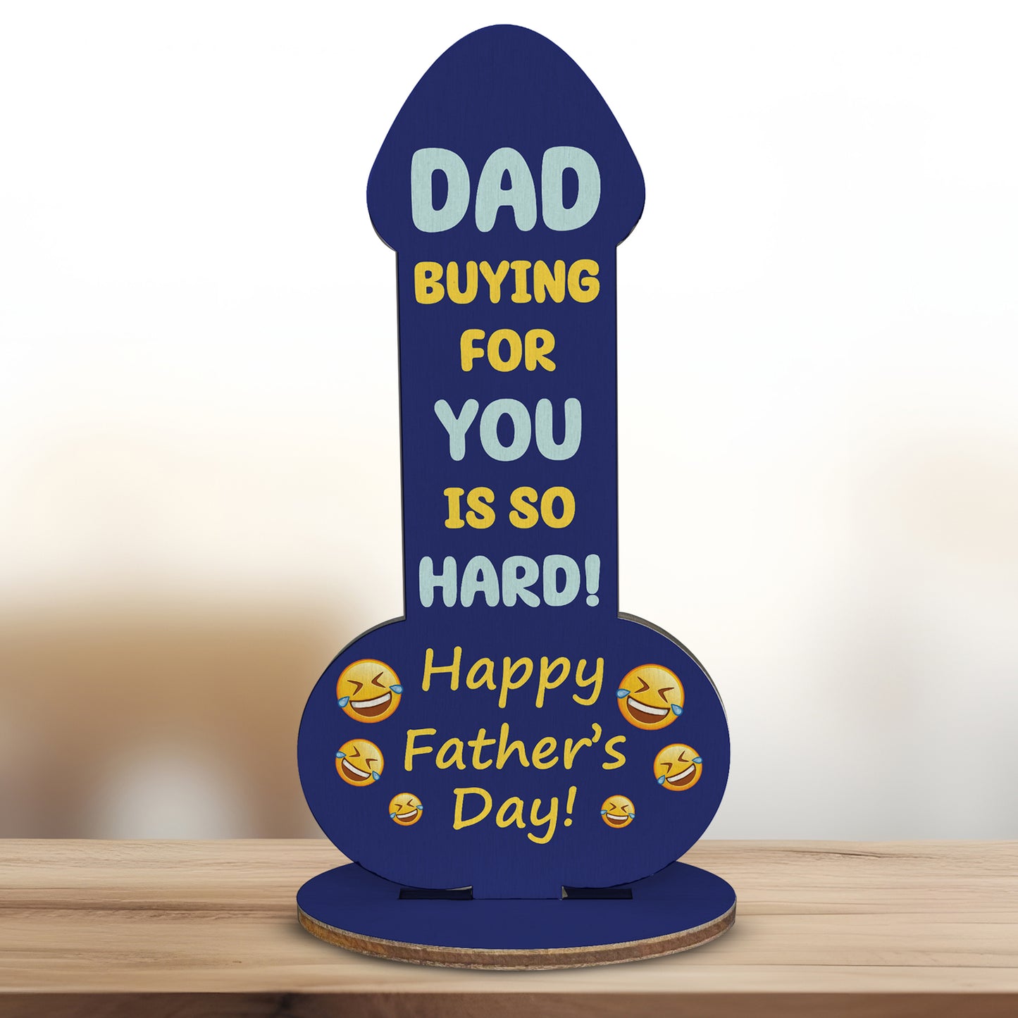 Dad Gift Fathers Day Wood Plaque Novelty Joke Gift For Dad Funny