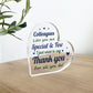 Gift For Colleague For Biirthday Christmas Acrylic Plaque